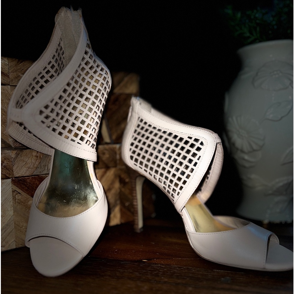 JESSICA SIMPSON Women's JERSEE Heel Shoe NUDE Size 8 1/2